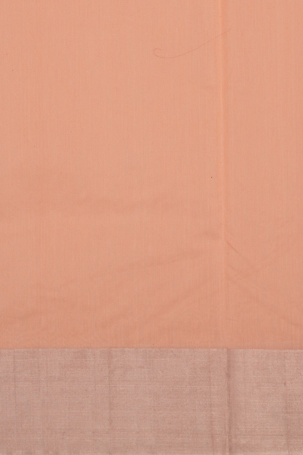 Image of Chanderi Cotton Silk Pastel Peach Saree